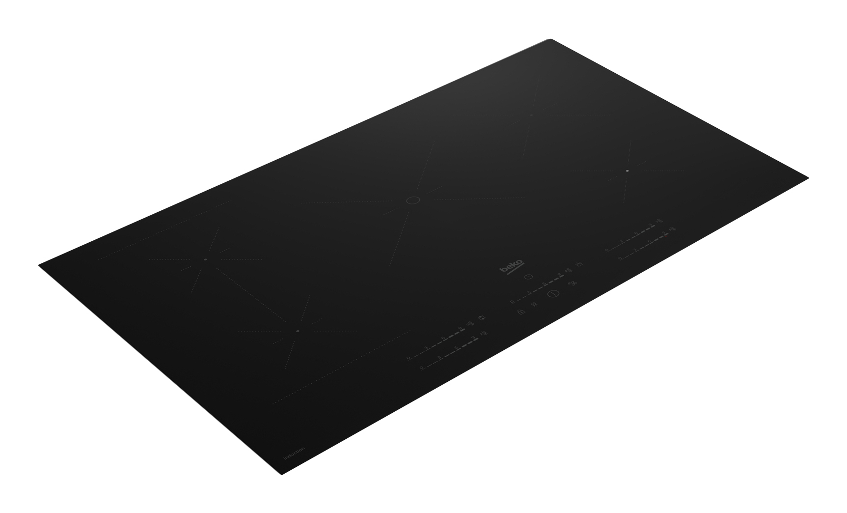 Beko HII85770SUFT kookplaat Zwart Ingebouwd 80 cm Inductiekookplaat zones 5 zone(s) DHZBEKO276 - Afbeelding 2