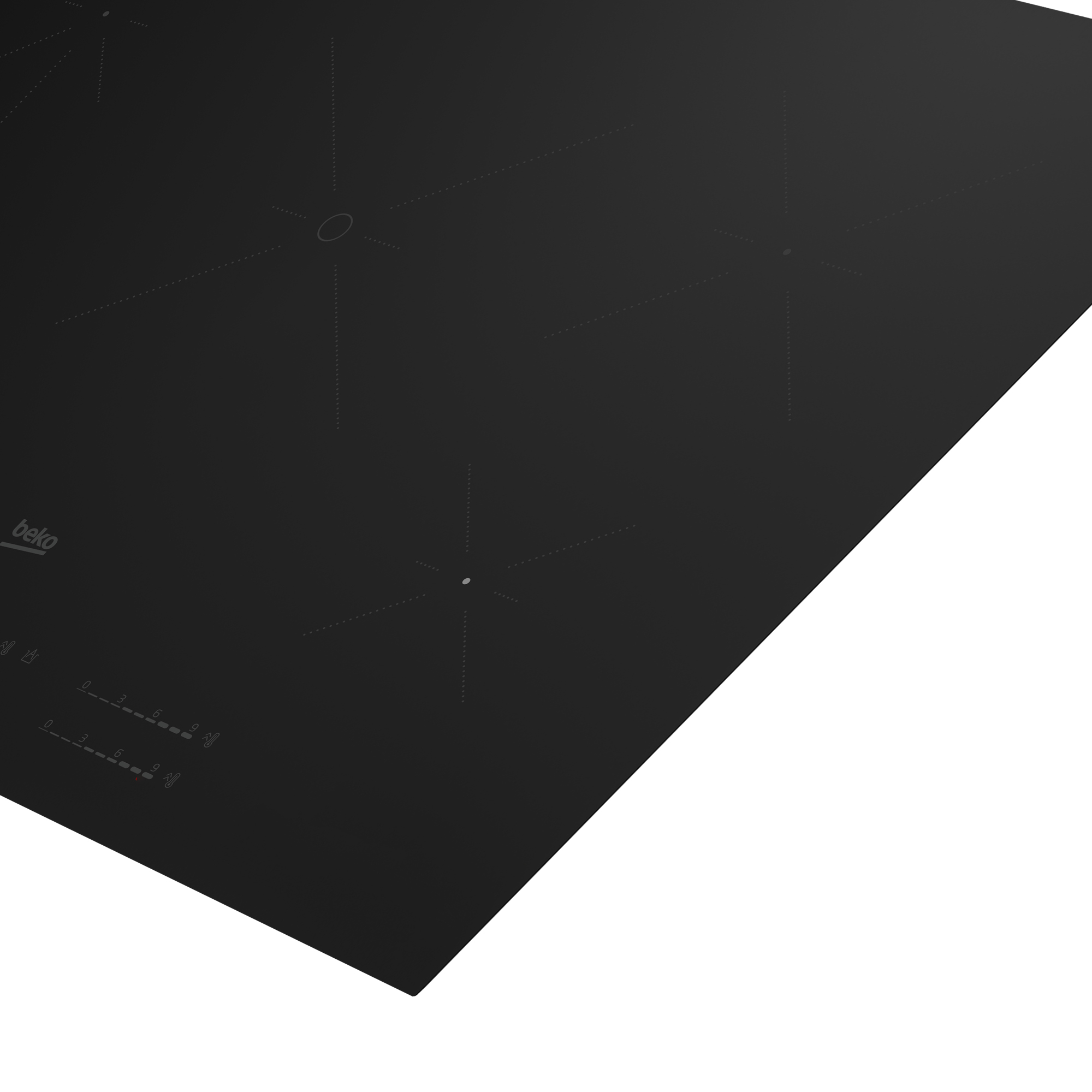 Beko HII85770SUFT kookplaat Zwart Ingebouwd 80 cm Inductiekookplaat zones 5 zone(s) DHZBEKO276 - Afbeelding 4