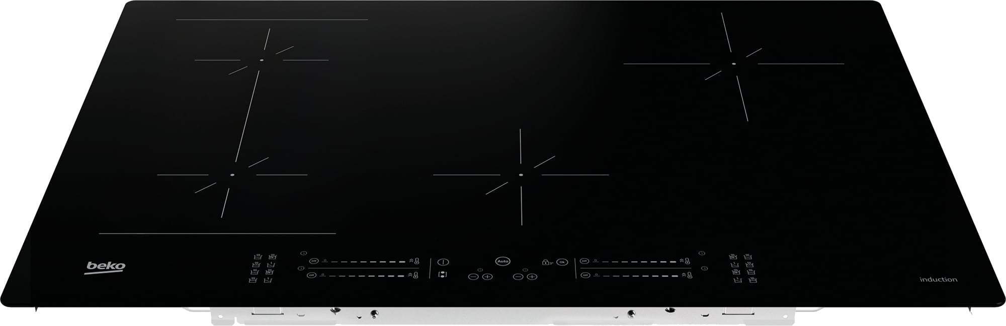 Beko HII84540IFT kookplaat Zwart Ingebouwd 80 cm Inductiekookplaat zones 4 zone(s) DHZBEKO274 - Afbeelding 3