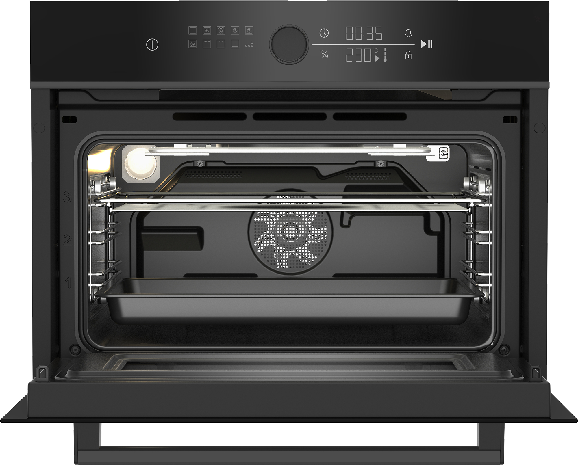 Beko bPRO 500 BBCW13400DX 48 l 2700 W Zwart DHZBEKO101 - Afbeelding 4