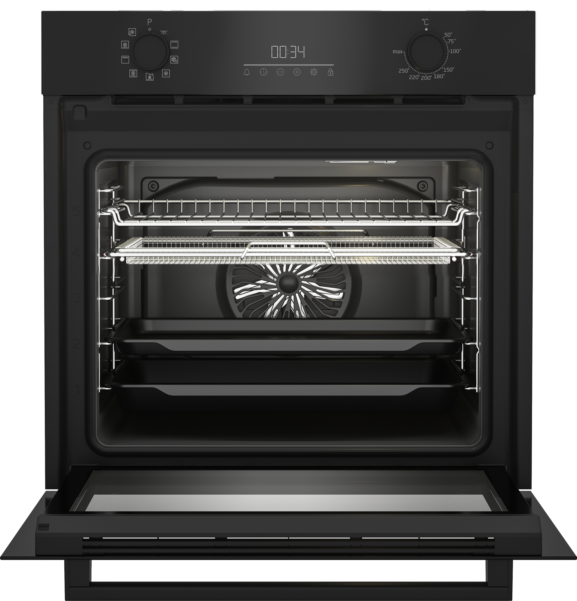 Beko BBIM173001BE oven 72 l Zwart DHZBEKO108 - Afbeelding 4