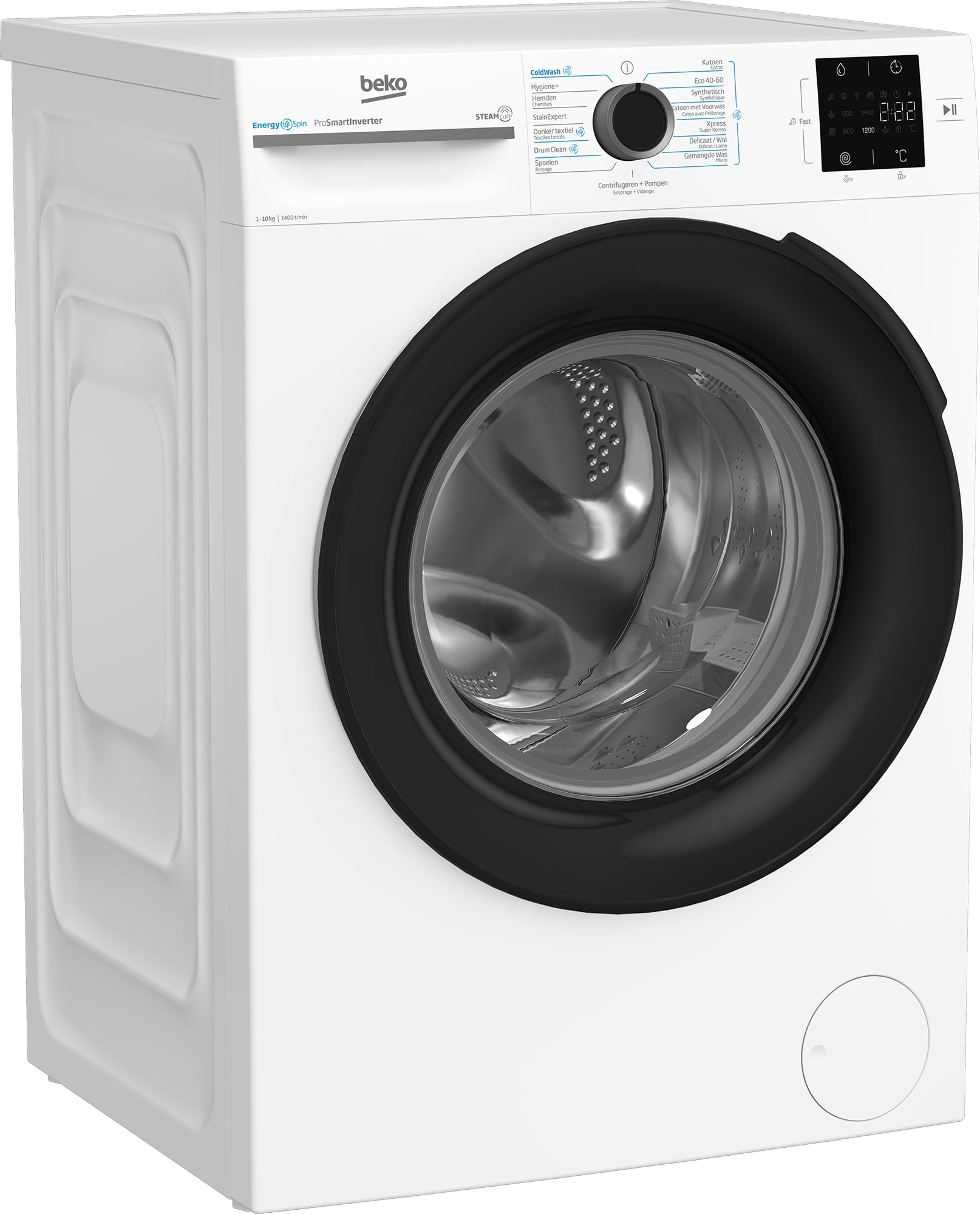 Beko b300 BM3WFT31041W wasmachine Voorlader 10 kg 1400 RPM Wit DHZBEKO183 - Afbeelding 2